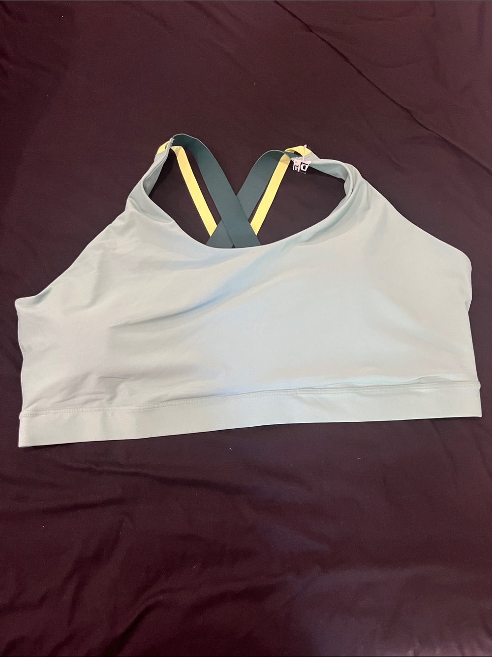 Green old Navy   Power soft Crisscross Strap Sports Bra Go Active medium